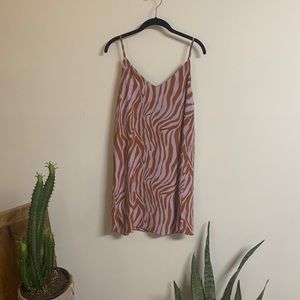 KLD zebra animal print dress
